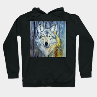 Image of a wolf Hoodie